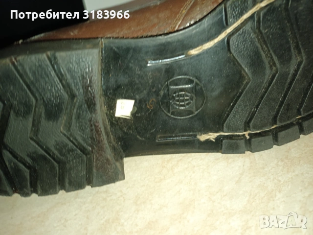 Боти от естествена кожа  размер 42. чисто нови, снимка 8 - Мъжки боти - 53096580