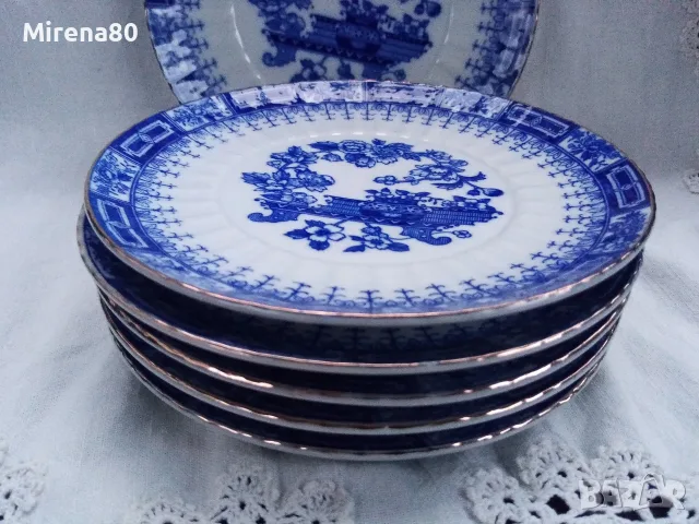 Винтидж  баварски чинии - 6 бр., снимка 4 - Чинии - 56462671