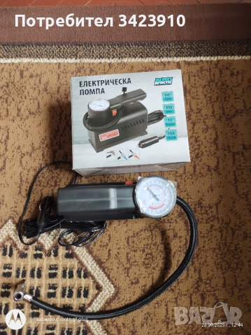 продавам компресор за кола за гуми 