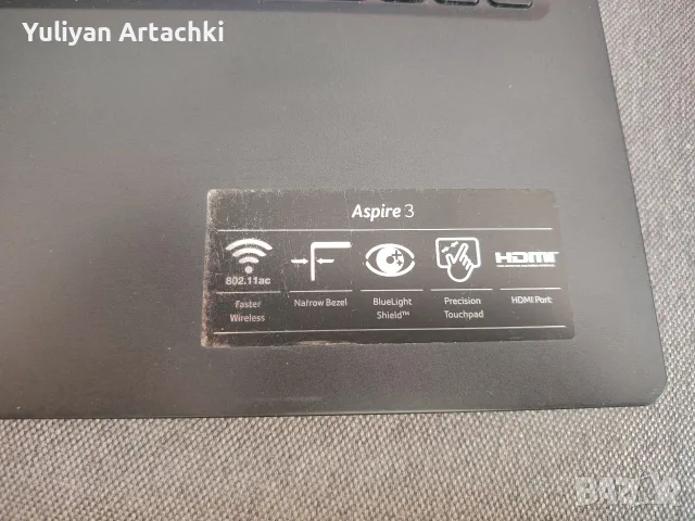 Aser Aspire 3 NVMe 1 TB, снимка 4 - Лаптопи за дома - 56347015