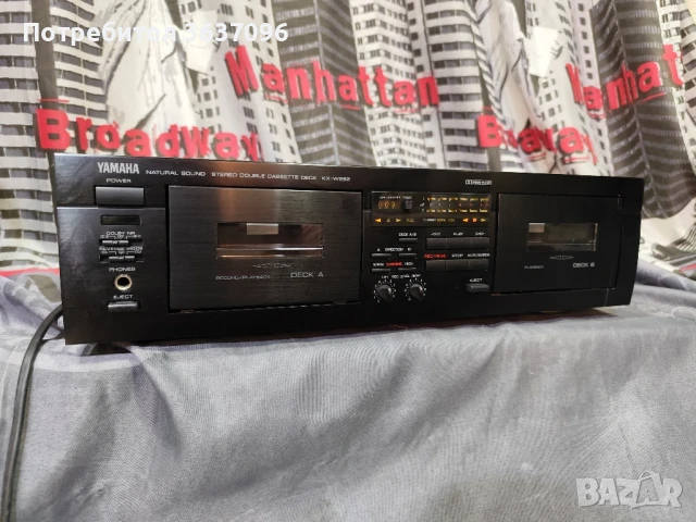Yamaha KX-W282 Natural Sound Double Cassette Deck. , снимка 4 - Ресийвъри, усилватели, смесителни пултове - 51160257