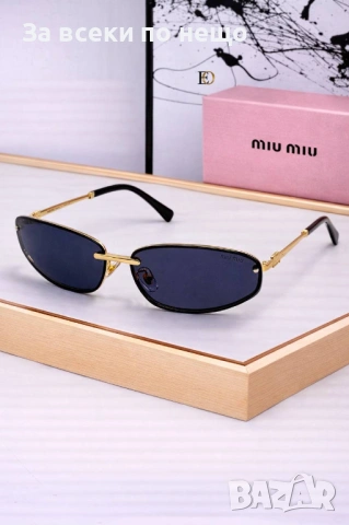Miu Miu Слънчеви Очила С UV Защита С Подарък🎁Калъф И Кутия - Различни Цветове Код SK1163, снимка 3 - Слънчеви и диоптрични очила - 53968821