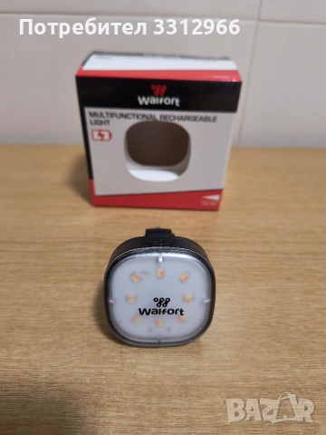 Чисто нов фар WALFORT за велосипед тротинетка