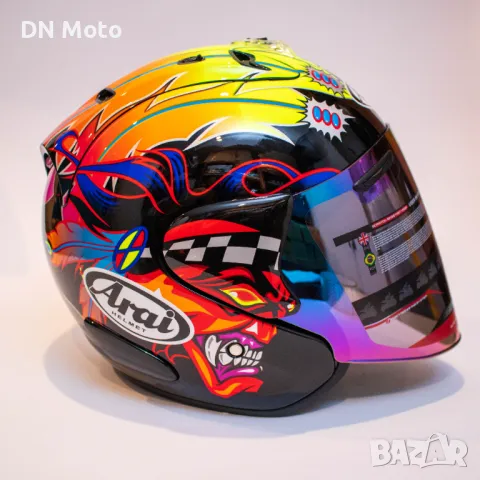 Каска за мотор пистов , скутер , ел. тротинетка др. ( Размер L 59-60 ), снимка 1