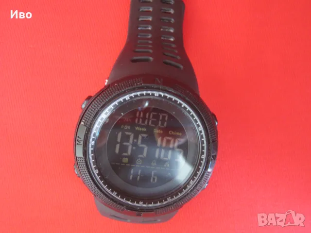 Часовник SKMEI 1251 водоустойчив, множество функции, черен