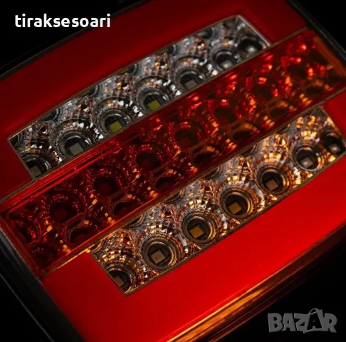 LED Неонови Стопове за туристическо ремарке платформа ремарке бус 12V, снимка 5 - Аксесоари и консумативи - 47681266