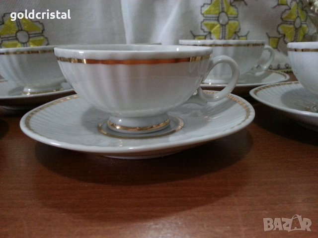 стар български порцелан чаши за кафе, снимка 3 - Антикварни и старинни предмети - 42769244