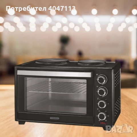 Малка готварска печка TERMOMAX TXC36CL, Вентилаторна, снимка 3 - Печки, фурни - 51387728