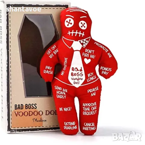 Вуду кукла Bad Boss , снимка 3 - Подаръци за мъже - 49370121