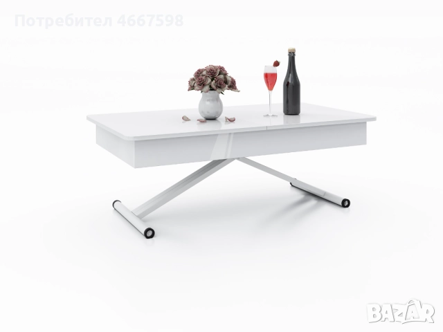 Разтегателна маса МОХИТО ПДЧ с повдигащ механизъм – трапезна, снимка 5 - Маси - 52891426