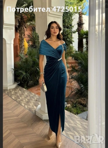 Официална рокля кадифе, снимка 5 - Рокли - 53298935