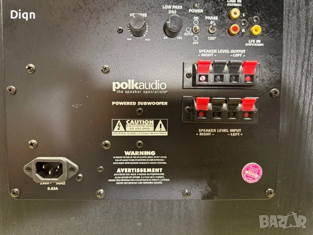 10” Polkaudio Subwoofer , снимка 8 - Тонколони - 51397486