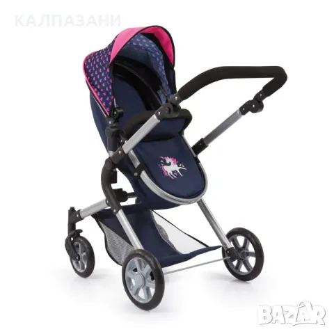 BAYER Количка за кукли CITY NEO 3 в 1 с чанта Тъмносиня 18154AA , снимка 3 - Кукли - 47509763