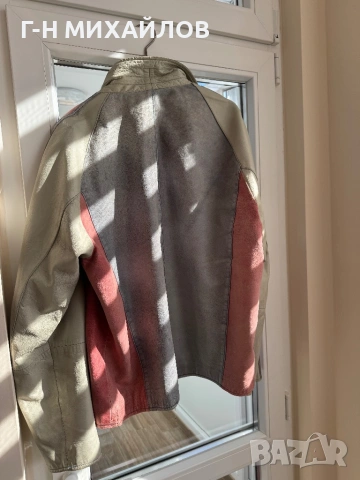 Кожено яке уникат л, снимка 6 - Якета - 53183584