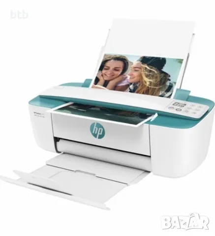 Мултифункционално у-во HP Мастиленоструен принтер 3 в 1 DeskJet 3762 All-in-One, цветен, Wi-Fi, А4

