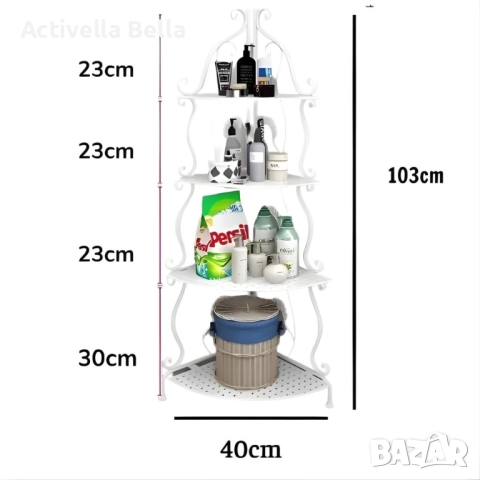 Елегантен ъглов рафт – стилно решение за максимално използване на пространството, снимка 12 - Етажерки - 52927119