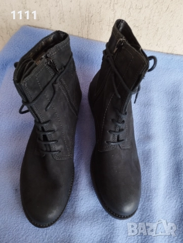 Нови Tamaris -естествена кожа., снимка 4 - Дамски боти - 52579994