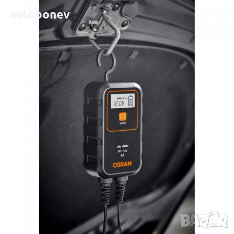SМАRТ зарядно устройство за акумулатор OSRAM 904 - 6/12V,4A, снимка 7 - Аксесоари и консумативи - 35411865
