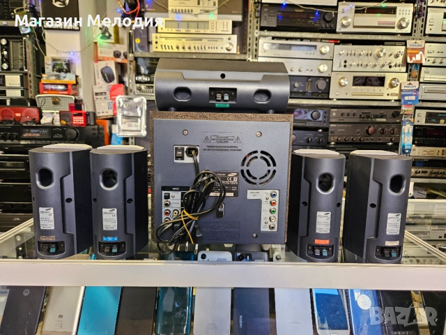 5.1 система за домашно кино и музика Samsung SPS-W210  Бас каса, център и 4 колони.  В отлично техни, снимка 15 - Тонколони - 52934792