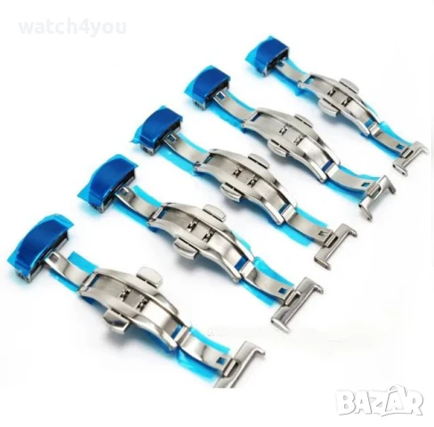 ТРАНСПЕРАНТНА КАТАРАМА ESPRIT,ЗАКОПЧАЛКА ЗА ЧАСОВНИК ТОКИ ЕСПРИТ.БЪКЪЛИ ЗА КАИШКИ ТИП ПЕПЕРУДА, снимка 10 - Каишки за часовници - 50261368