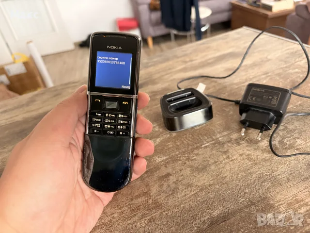 Nokia 8800 Sirocco Black – пълен оригинал, Life timer 329 ч., снимка 3 - Nokia - 56530339