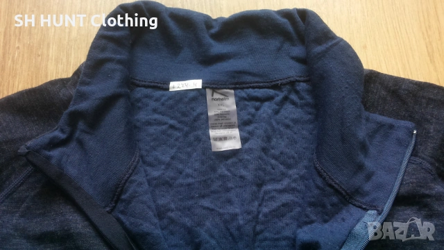 NORHEIM Thermo 70% Merino Wool размер XL / XXL термо блуза 70% Мерино вълна - 2547, снимка 9 - Блузи - 54216396