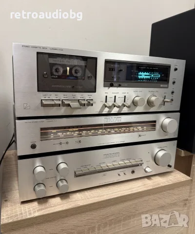 🔉Ретро аудио система сет LUXMAN - усилвател, дек, тунер + тонколони Sony🔉, снимка 5 - Аудиосистеми - 56124886