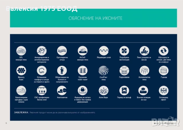 Двулицев матрак DAXO+ ESSENCE, Comfort line, снимка 3 - Матраци - 46375659