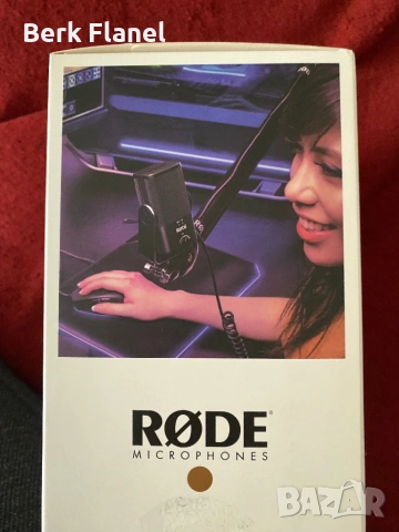 Rode NT-USB Mini микрофон, КАТО НОВА, снимка 5 - Микрофони - 54017448