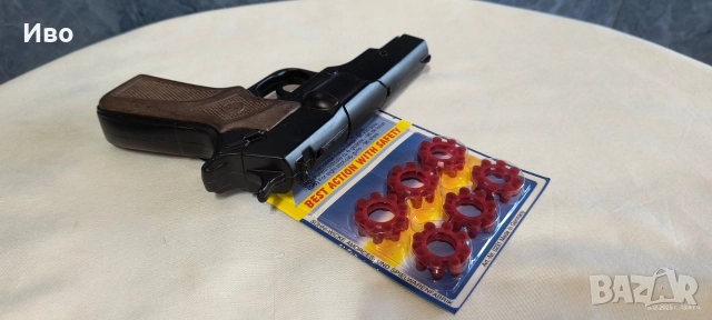 Изцяло метален пистолет с капси Colt 1911 + 96 бр. капси , снимка 6 - Колекции - 52801211