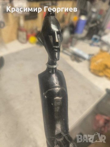 Африкански дървени статуетки , снимка 8 - Статуетки - 52562315