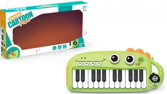 Детска йоника Дино с 24 клавиша, снимка 3 - Музикални играчки - 52745114