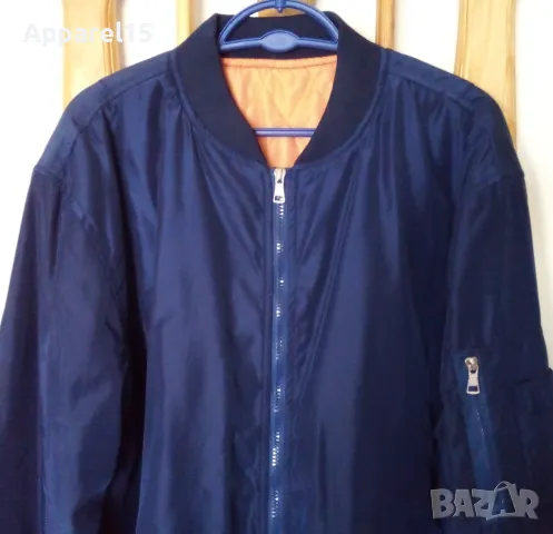Ново американско тъмносиньо яке, размери XL и XXL, снимка 2 - Якета - 47876127