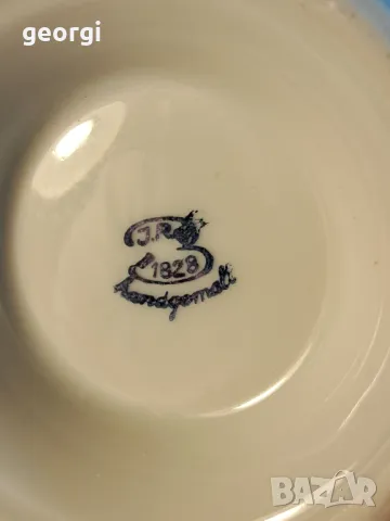 Немска порцеланова вазичка с позлата     11/5, снимка 4 - Вази - 48956017