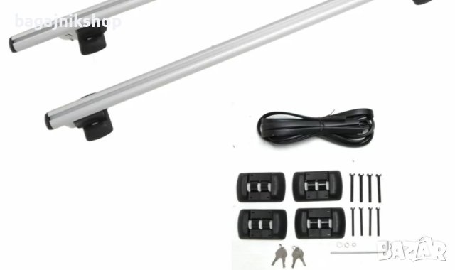 Напречни греди за коли с фабрични резби на покрива, 120см, с ключ, снимка 3 - Аксесоари и консумативи - 44448417