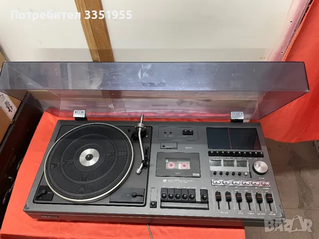 Sharp грамофон касетофон