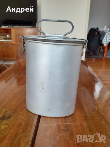 Стара алуминиева кутия за храна #6