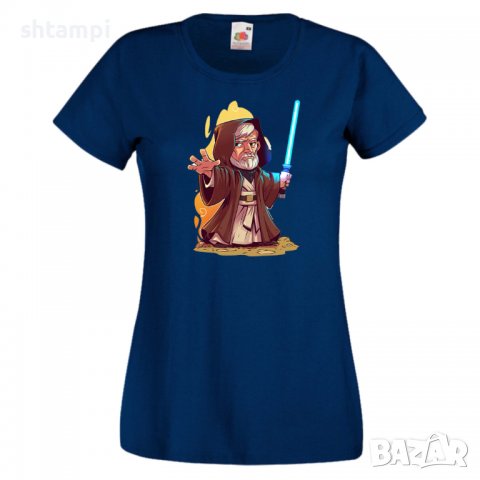 Дамска тениска Star Wars Obi Wan Игра,Изненада,Подарък,Геймър,, снимка 6 - Тениски - 36789346