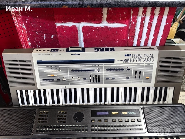 два синтезатора GEM и KORG , снимка 2 - Синтезатори - 52719122