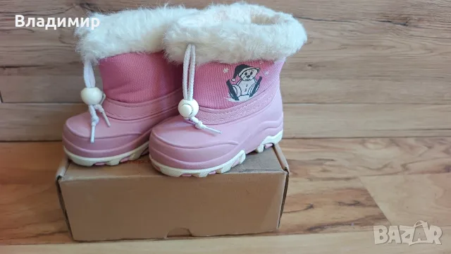 🥾 ❄️ Детски зимни ботуши D.D. Step Made in Italy – отлично състояние, като нови. Безплатна доставка