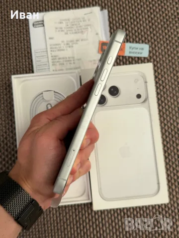 КАТО НОВ❗️256Gb⚠️iPhone 17 Pro Max Silver❗️24м ГАРАНЦИЯ, снимка 7 - Apple iPhone - 55991918