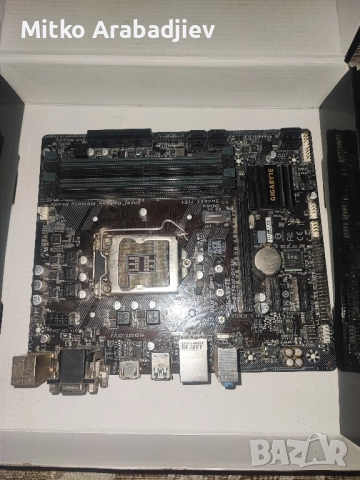 дънна платка с 2 плочи рам и процесор в добро състояние , снимка 7 - Дънни платки - 52517838