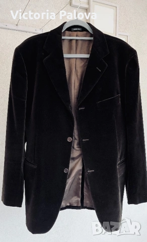 Луксозно кадифено сако MEDITERRANEA Италия, снимка 13 - Сака - 53225874