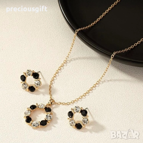Комплект бижута - гердан и обеци