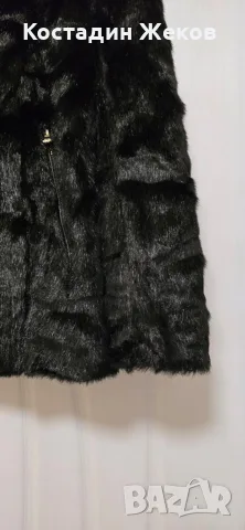 Ново . Дамско пухено палто. ZARA WOMAN. , снимка 6 - Палта, манта - 56247527