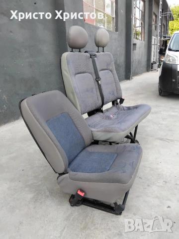 Продавам седалки за бус Рено мастер, снимка 3 - Части - 54158401