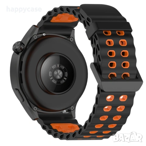 MARINE Силиконова каишка за Huawei Watch/Samsung/Garmin/Apple/Xiaomi/Amazfit, снимка 4 - Каишки за часовници - 51471802