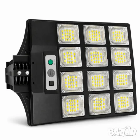 Соларен LED прожектор 200W с дистанционно, снимка 3 - Аксесоари и консумативи - 55865266
