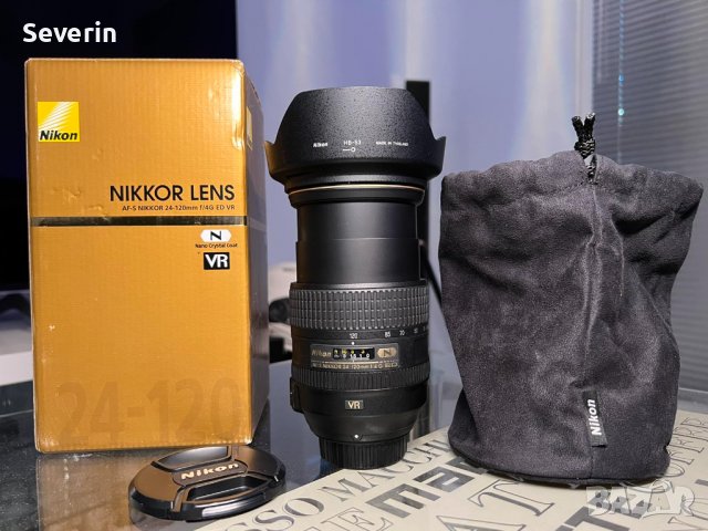 Обектив Nikon AF-S Nikkor 24-120mm f / 4 G ED VR , снимка 3 - Обективи и филтри - 30612442