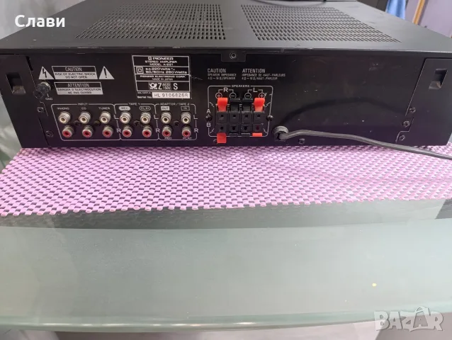 Усилвател Pioneer A-221 , снимка 4 - Ресийвъри, усилватели, смесителни пултове - 56054561